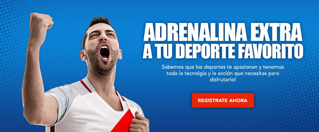 Agrega adrenalina extra a tu deporte favorito. Sabemos que los deportes te apasionan y tenemos toda la tecnolgía y la acción que necesitas para disfrutarlo! Registrate ahora
